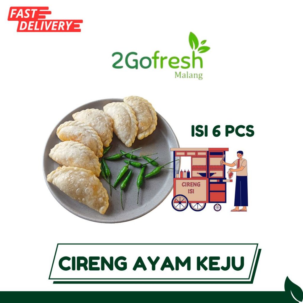 

Cireng Siap Goreng Ayam Keju Isi 6 pcs | 2Gofresh | Sayuran | Ayam | Ikan | Daging | Dapur | instant | Fresh | Halal |