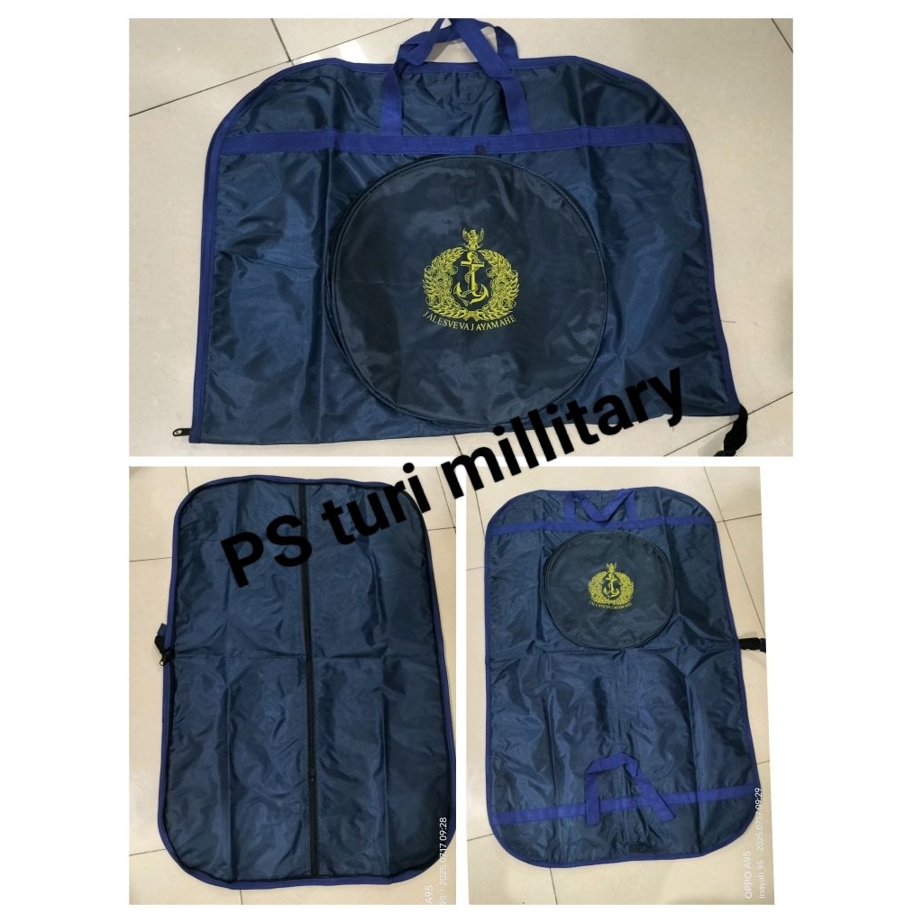 COVER JAS PDU TNI AL DAN TOPI PET PDU TNI AL