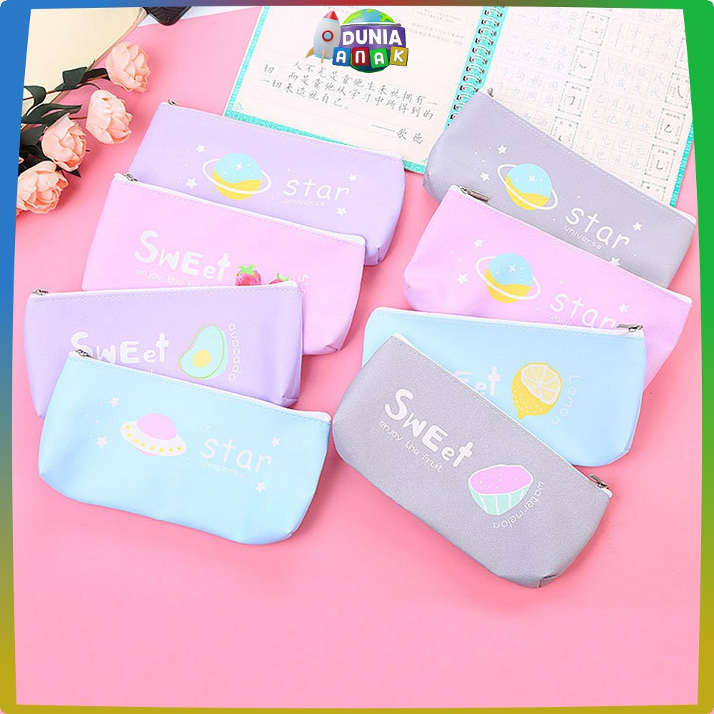 

EC Pencil Case FruitTempat Pensil Motif Buah Sweet Simple Perlengkapan Sekolah Anak Lucu / Tempat Penyimpanan Alat Tulis Pulpen DUNIA ANAK A51
