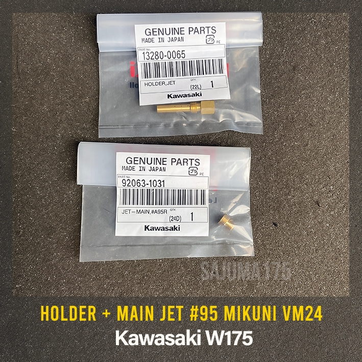 Holder Main Jet Sulingan Spuyer Karburator Kawasaki W175 ORI KGP