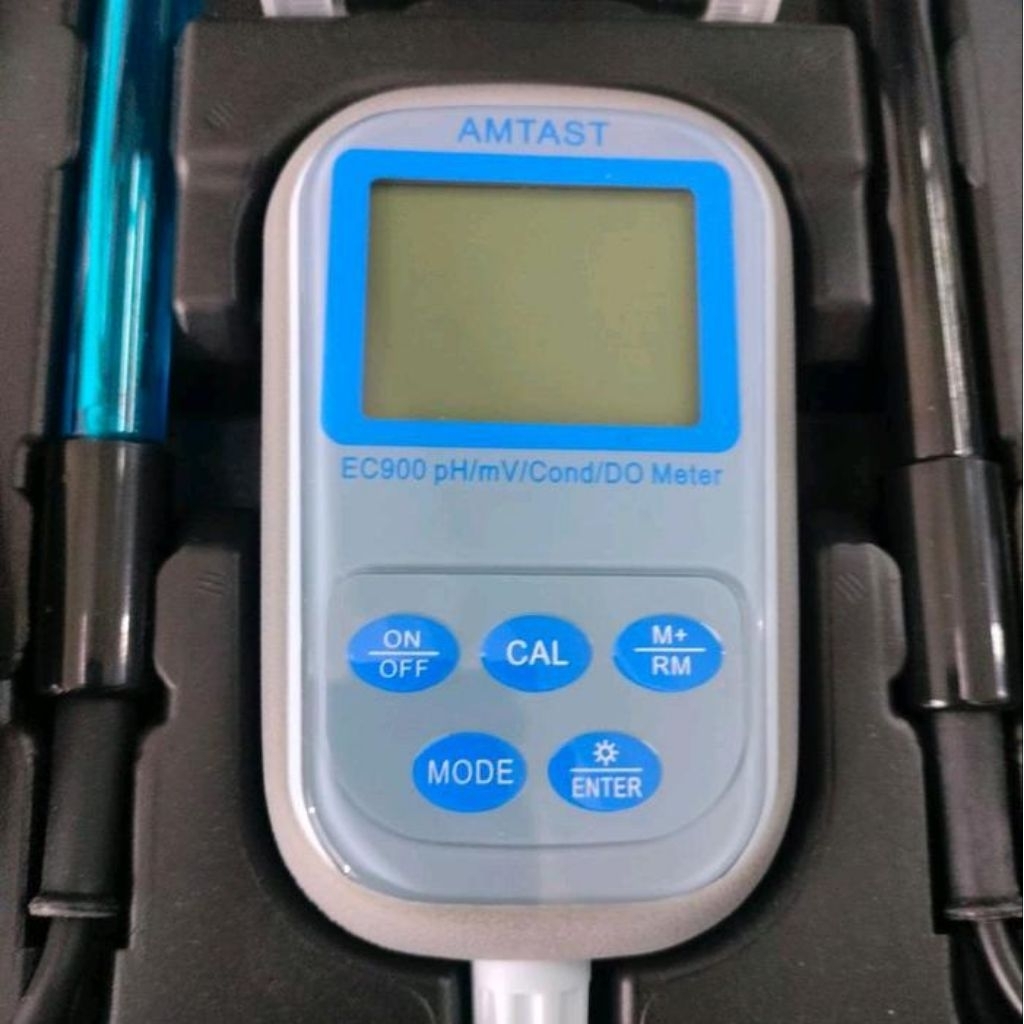 Alat Ukur Kualitas Air AMTAST EC900 EC 900 8in1 pH/mV Conductivity/DO