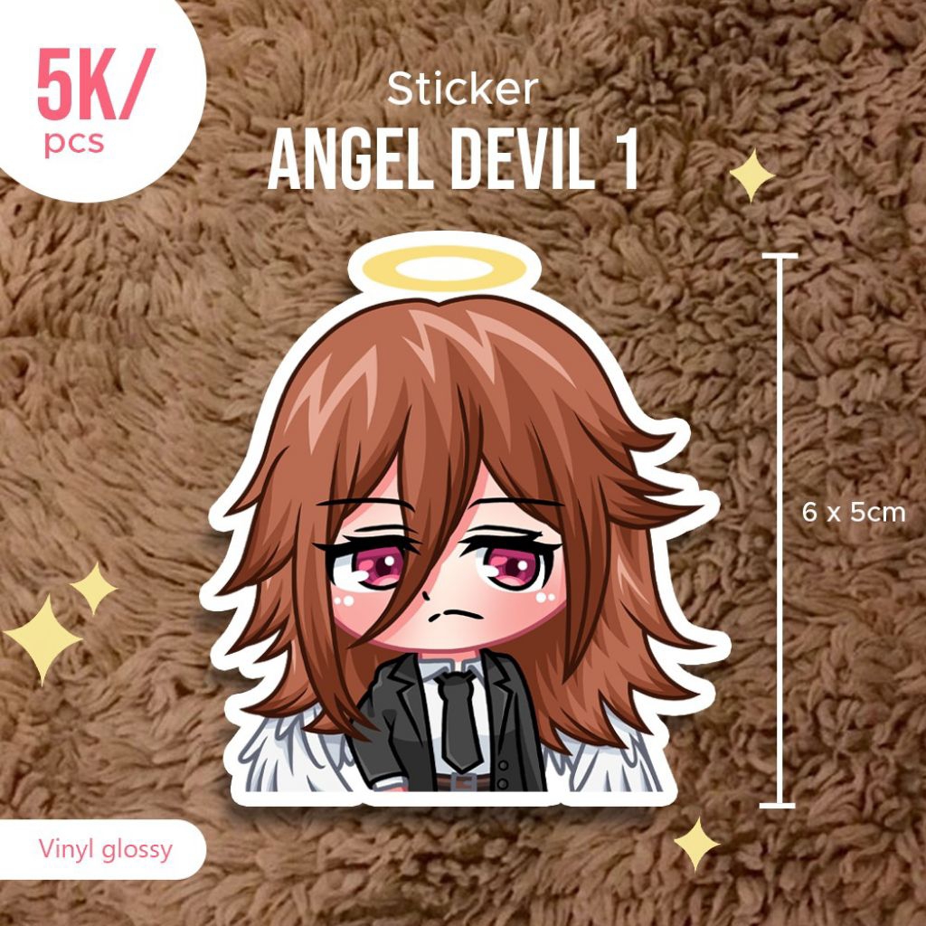 

Stiker angel devil anime chainsaw man anti air