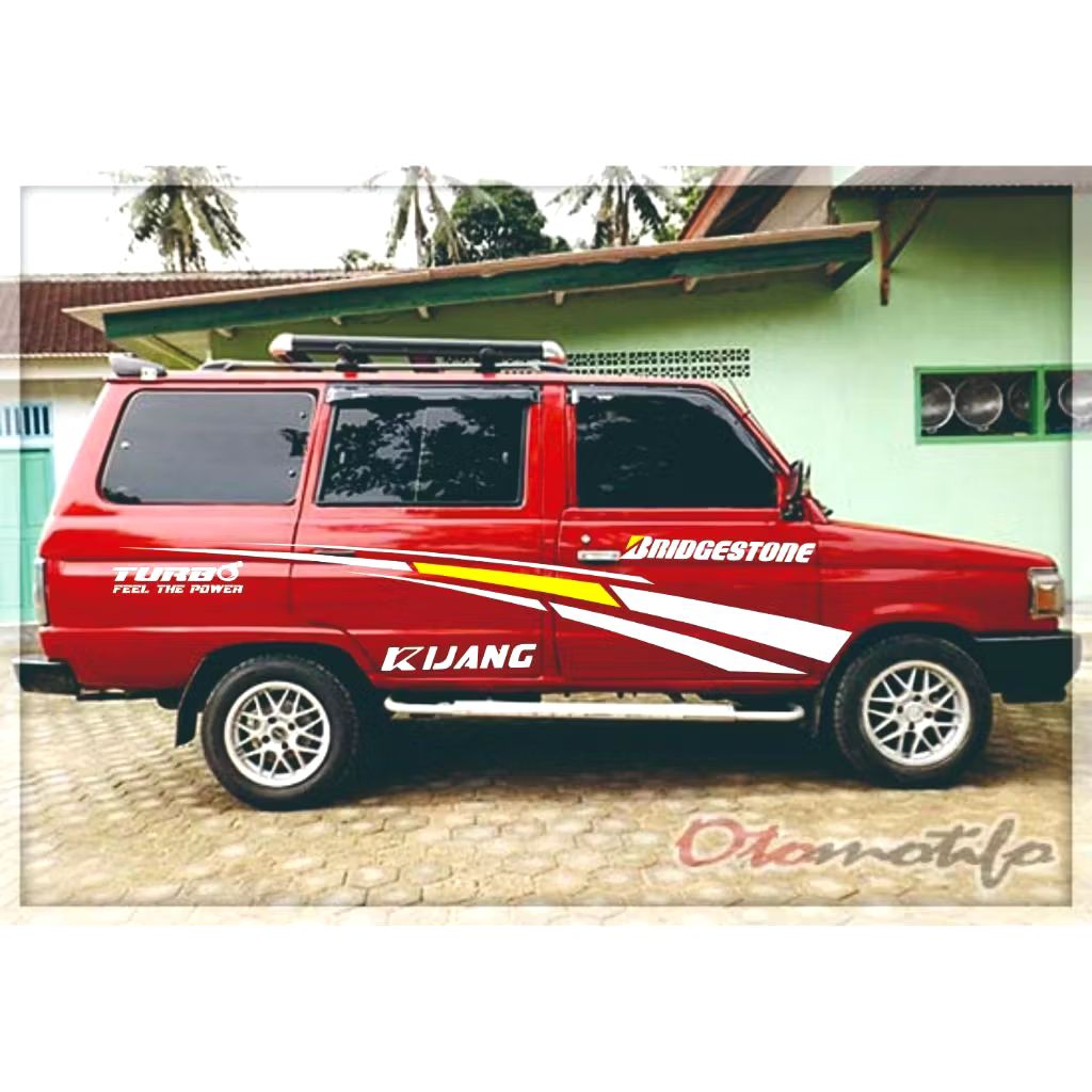 Sticker mobil kijang stiker list terlaris mobil kijang stiker mobil kijang keren terbaru