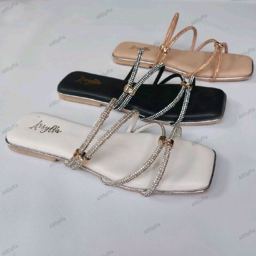 SANDAL Flat Wanita, TERBARU Kekinan ARSy collection 25 size 36_42