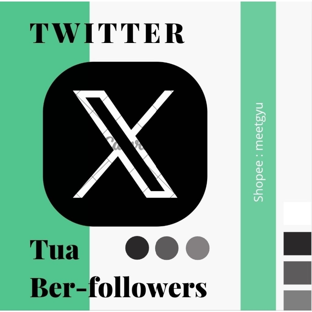 AKUN X TWITTER TUA LAWAS BER-FOLLOWERS 400-100 [ CEK VARIASI ]
