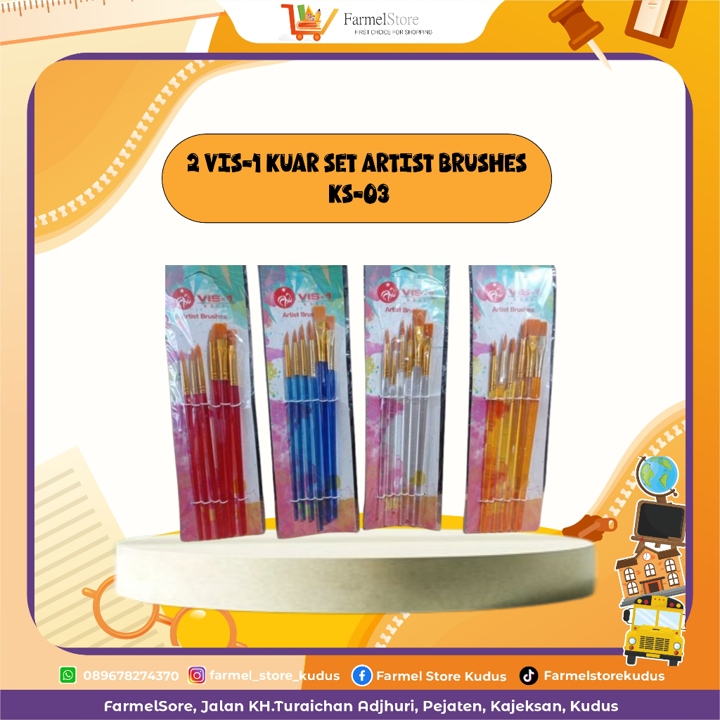

Vis-1 Kuar Set Artist Brushes KS-03