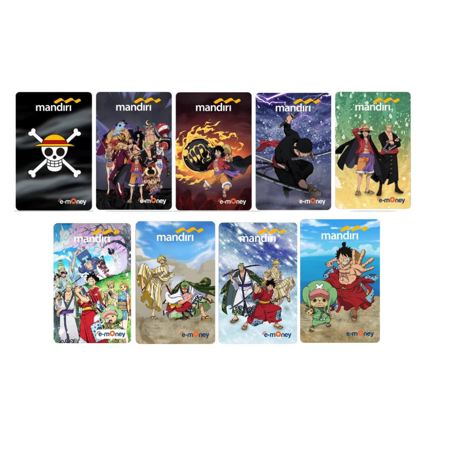 eMoney One Piece Special Limited Edition NFC Card for Mandiri eToll