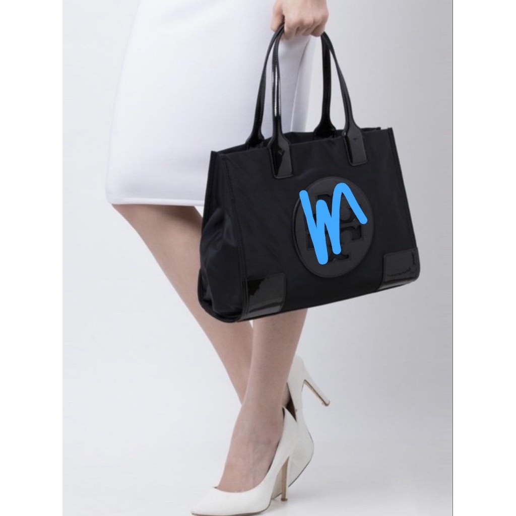 Tas Bahu- Tangan - Wanita Ella-TB Nylon Leather Re-Nylon Tote Bag Premium