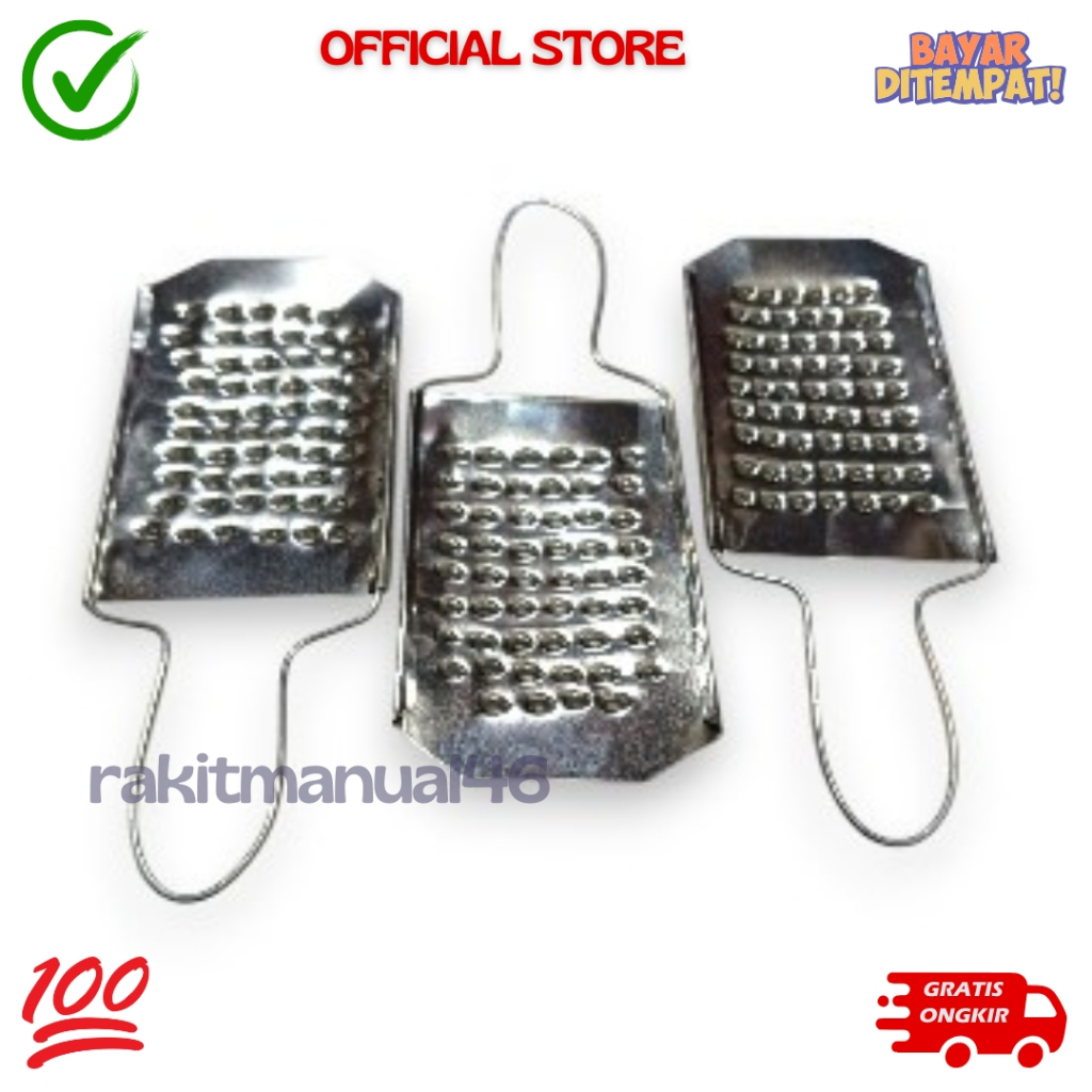 Pisau Pengupas Kulit Ari Kelapa / Kerokan Kelapa Plat