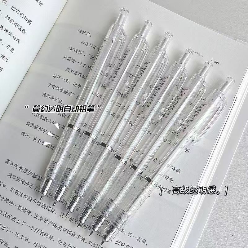 

Set Pensil Mekanik Transparan 0.5mm & 0.7mm HB Desain Simple Untuk Menggambar & Sekolah Perlengkapan Kantor Alat Tulis