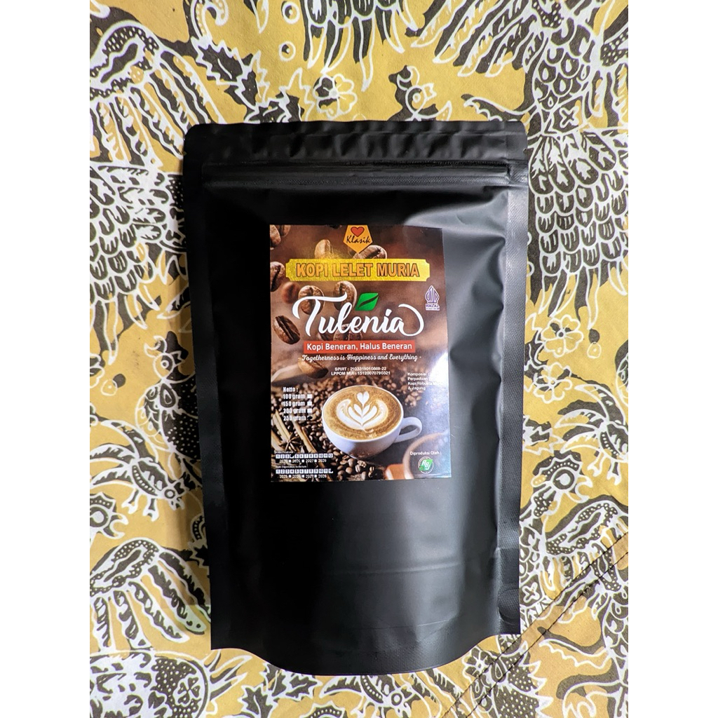 

KOPI LELET TULENIA KLASIK ASLI MURIA 150 Gram