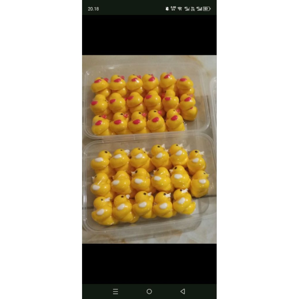 

coklat karakter mini lucu isi 50 picis