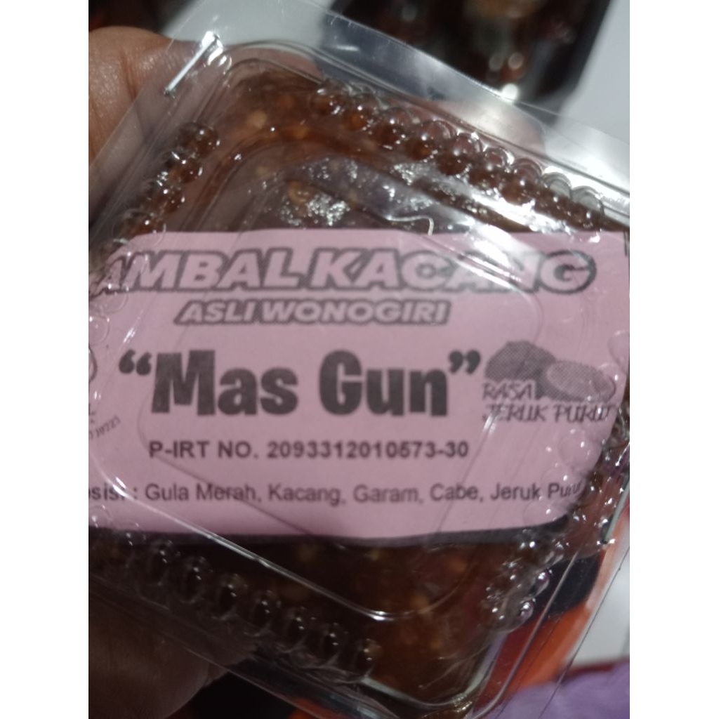 

sambal kacang/sambal pecel wonogiri