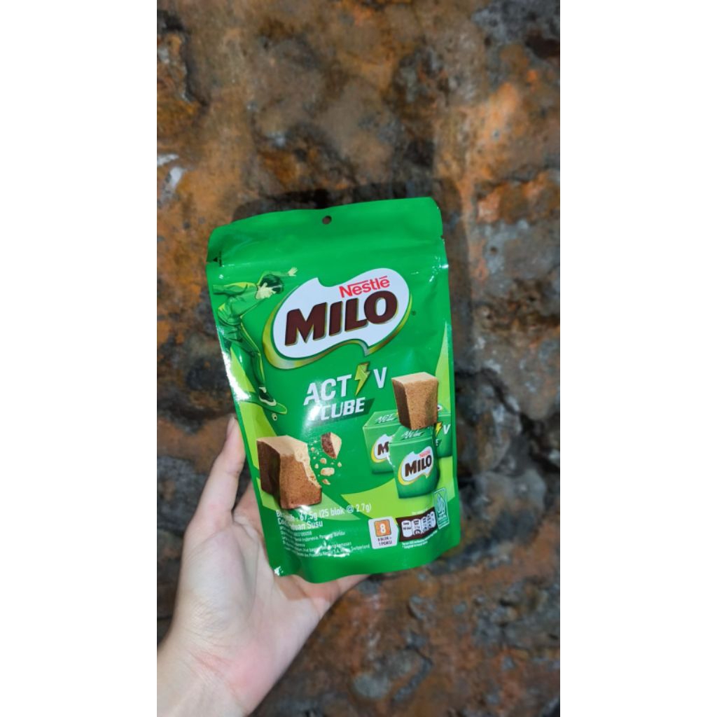 

MILO CUBE ACT V ORIGINAL ( isi 25 pcs ) EXP JULI 2026 kemasan 67,5g