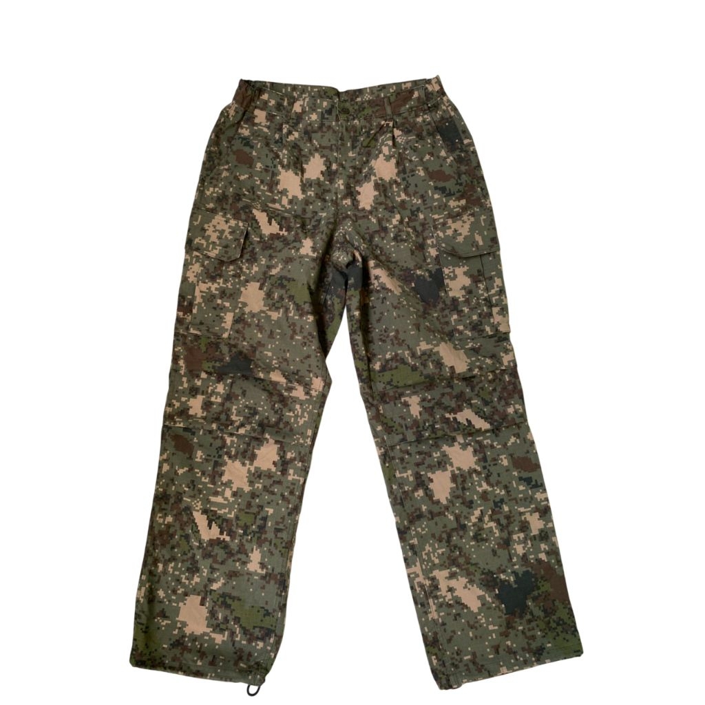 Celana Kargo Trousers Camo Loreng Digital Granit ROKA Korea Army Like New (58)