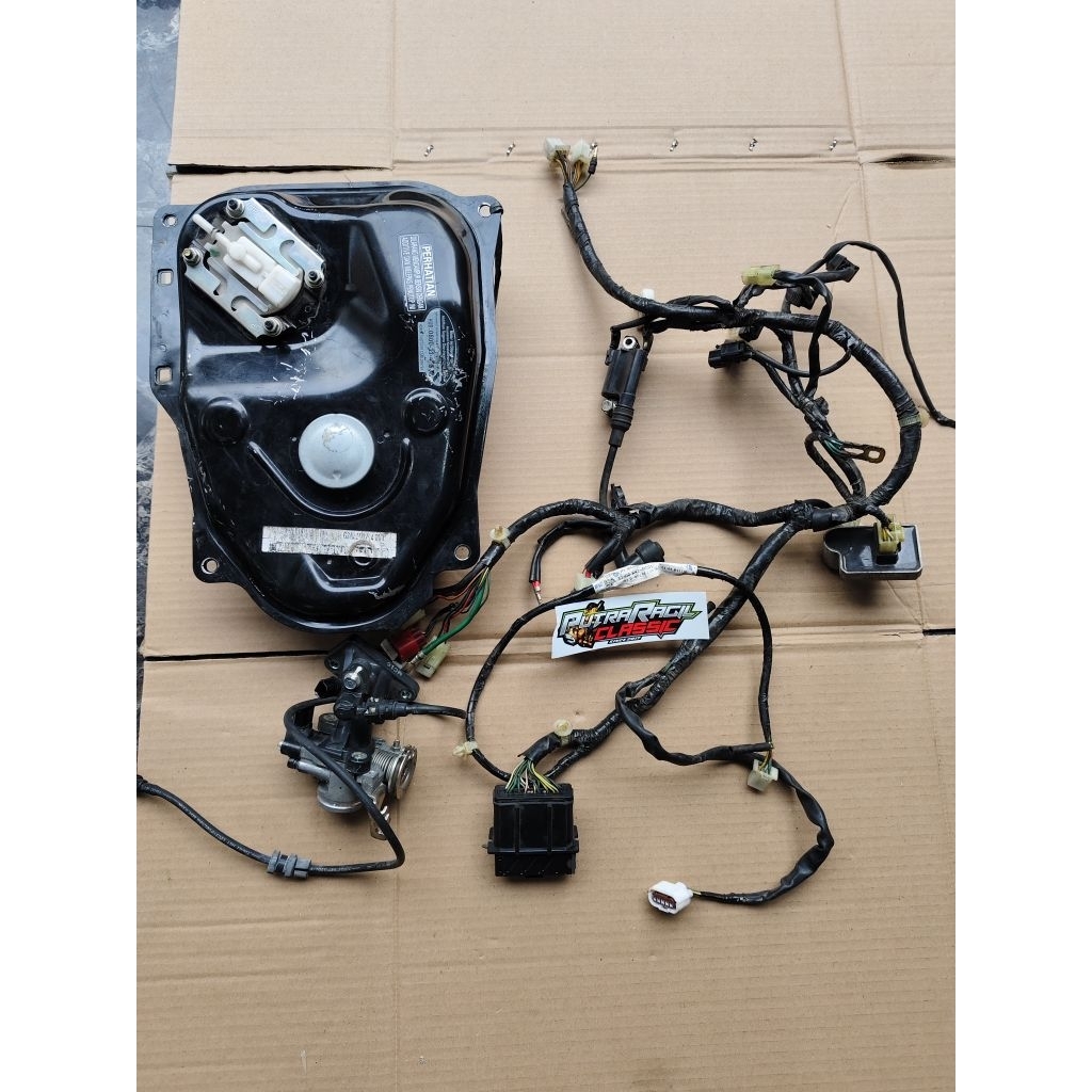 KABEL BODY FULL SET PENGAPIAN FULL SET MEKANISME ECU KUIL KIPROK TANGKI TB FUL PUMP SUPRA X 125 FI K