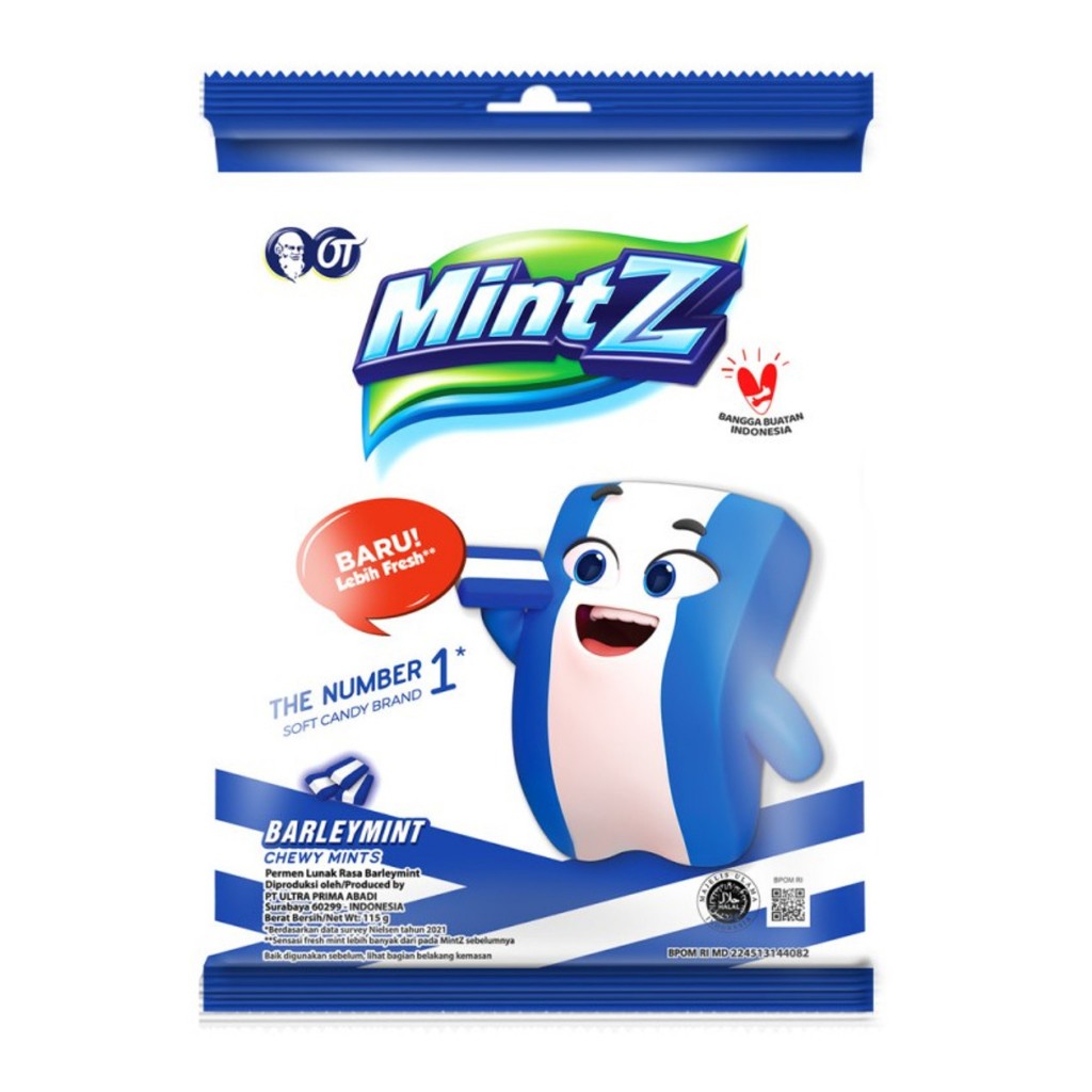 

Mintz Permen Chewy BARLEYMINT / Produk Original - 99 Gram
