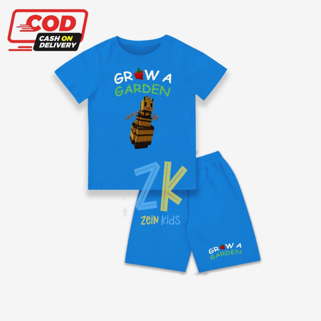 Setelan Kaos Anak Animasi QueenBee / Setelan Baju Anak Animasi QueenBee / Setelan Fashion Anak Anima