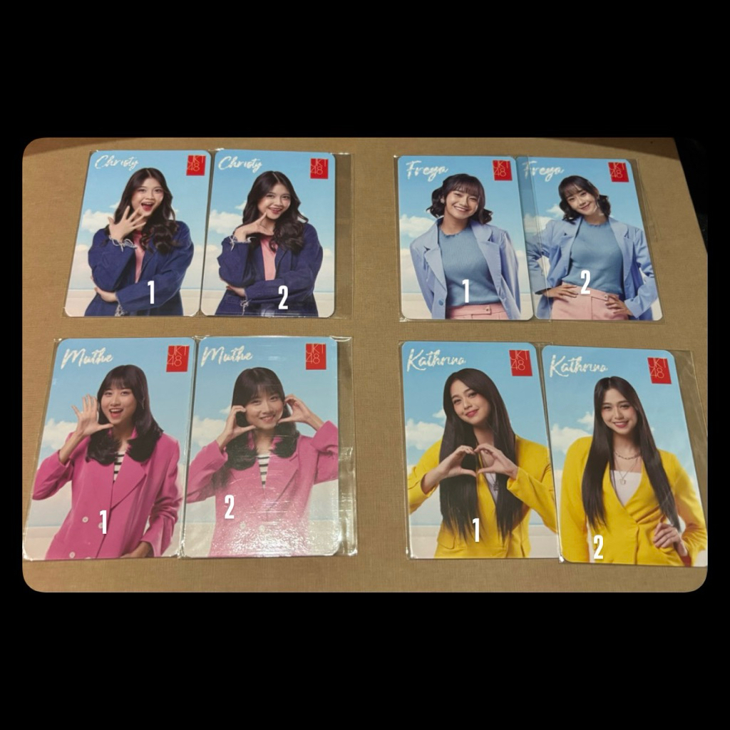 PHOTOCARD PHOTOPACK JKT48 x J TRUST FREYA CHRISTY MUTHE KATHRINA GRACIA GREESEL GITA