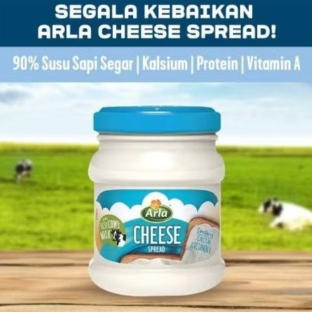 

Arla cream cheese spread 240 gr - 140 gr - keju oles - selai keju - krim keju - keju organik
