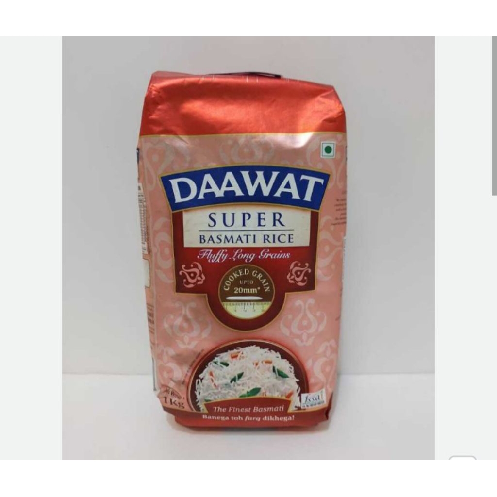 

daawat super 1kg pack beras