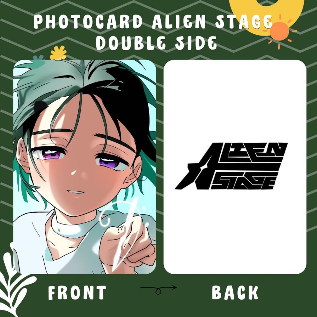 [JASA CETAK] PHOTOCARD ALIEN STAGE DOUBLE SIDE
