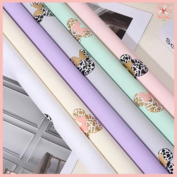 

PACK 20 Kertas Bunga Paper Buket Kartun Kertas Kado Florist Cellophane KB6202