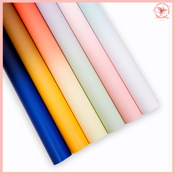 

PACK 20 Flower Wrapping Gradient Color Cellophane Waterproof Kertas Buket Bunga Dua Warna KB6201