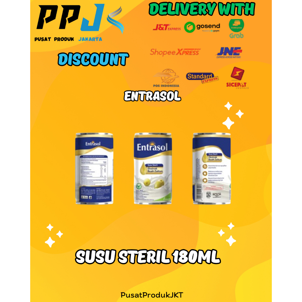 

Entrasol Can Susu Steril 180ml