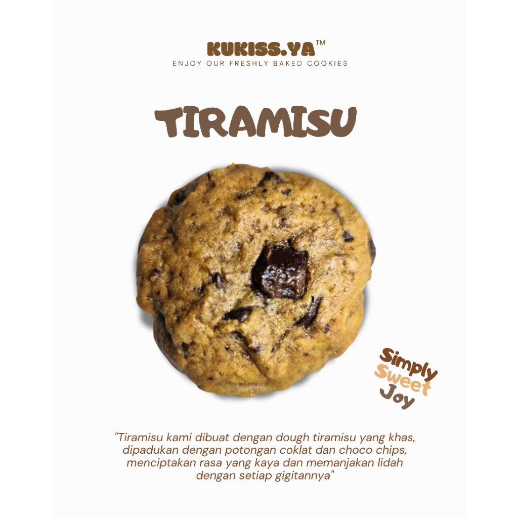 

Soft Cookies (by KUKISS.YA) - Tiramisu Soft Baked Cookies