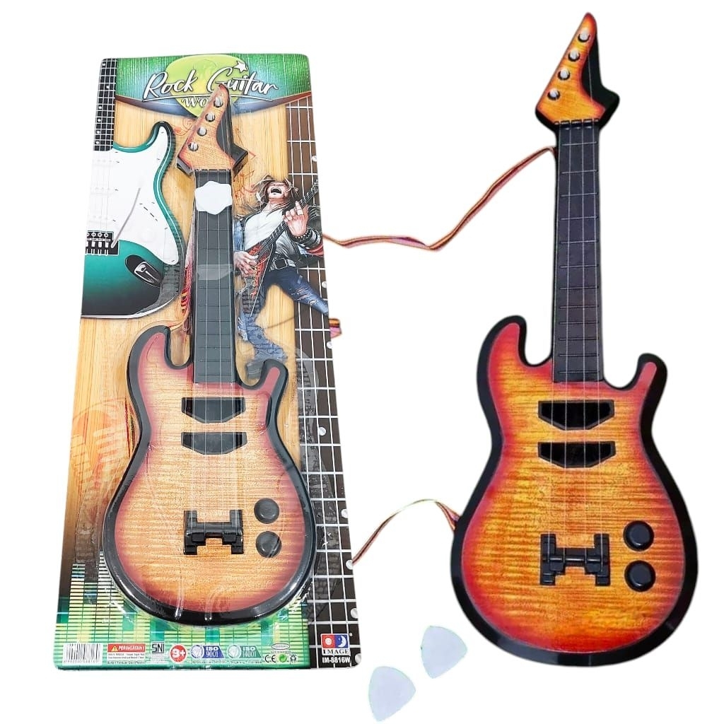 1118 Mainan Gitar Beserta Talinya / Mainan Gitar Besar Anak Anak / Alat Musik Main Gitar / Gitar Git