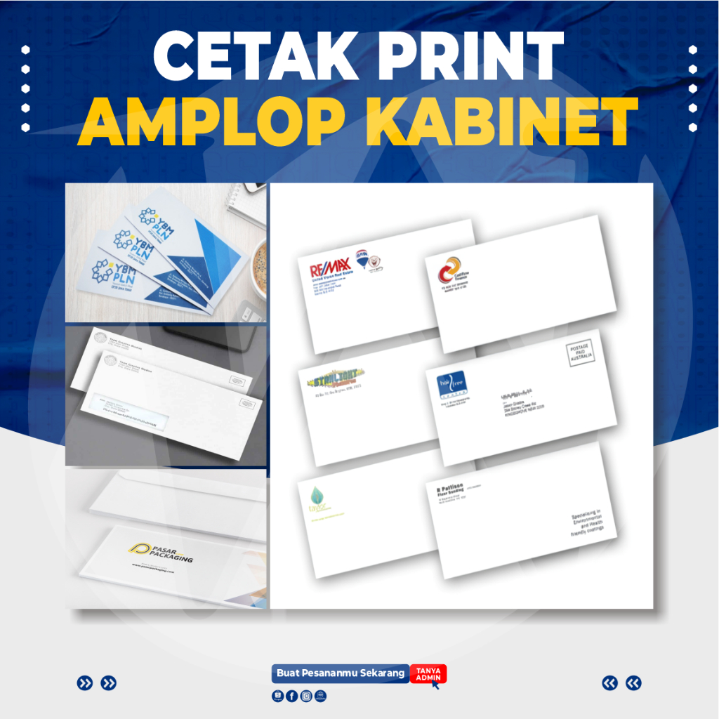 

cetak print amplop putih kabinet