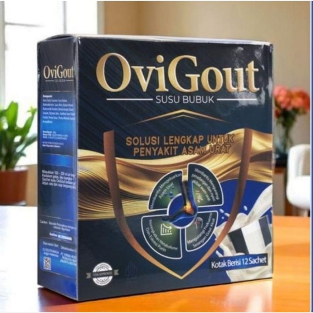 

ovigout Milk susu Herbal Asli Original Obat Atasi Asam urat Nyeri sendi Kolestrol 100% Original