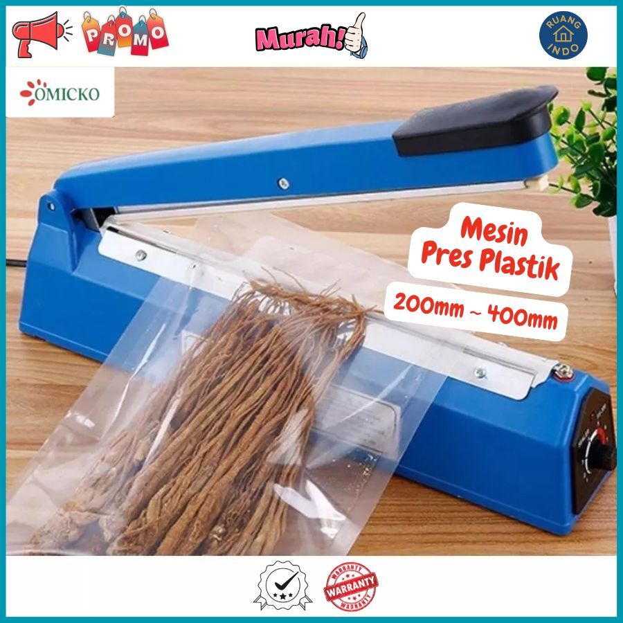 PROMO MURAH Mesin Pres Plastik Otomatis / Impulse Sealer 20cm,30cm,40,cm