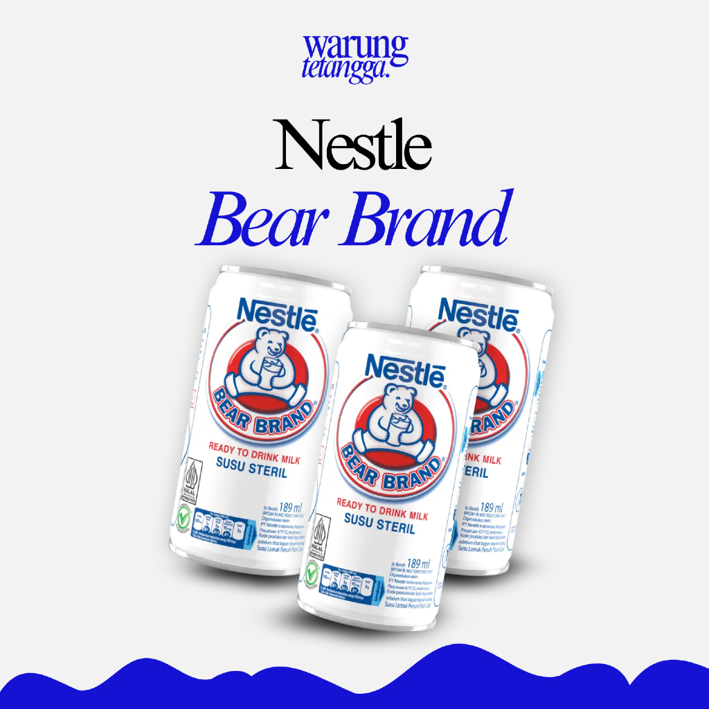 

NESTLE BEAR BRAND SUSU STERIL 189 ML