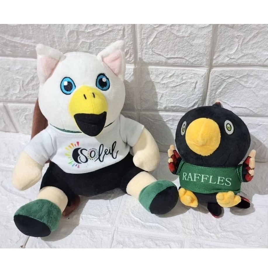 boneka burung elang gagak garuda raffles boneka maskot hewan binatang burung terbang