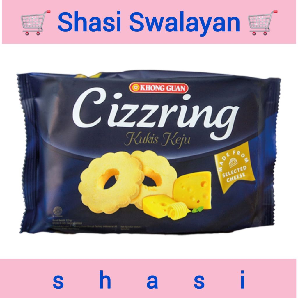 

Khong Guan Cizzring Kukis Keju 135 gram
