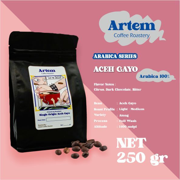

Kopi Arabica Aceh Gayo 250gr