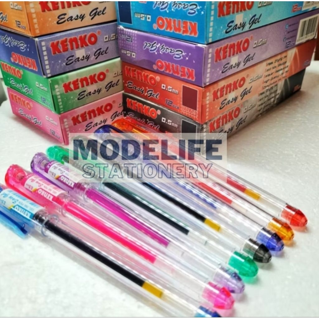 

Gel Pen Kenko Easy Gel 0.5mm Pulpen Pena Jel 0.5 mm