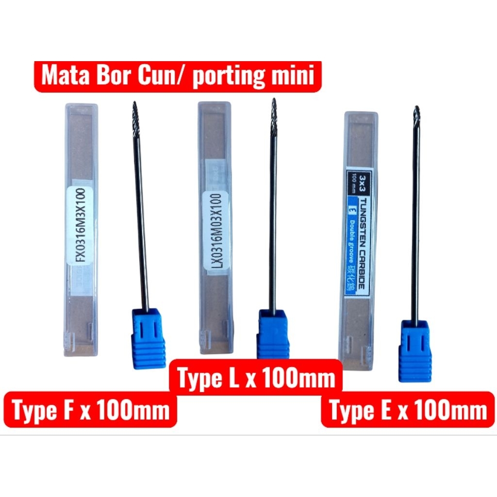 mata bor tuner 3x3x100mm mata bor tuner kerok as panjang‎Harga yang tertera untuk 1 biji mata bor tu