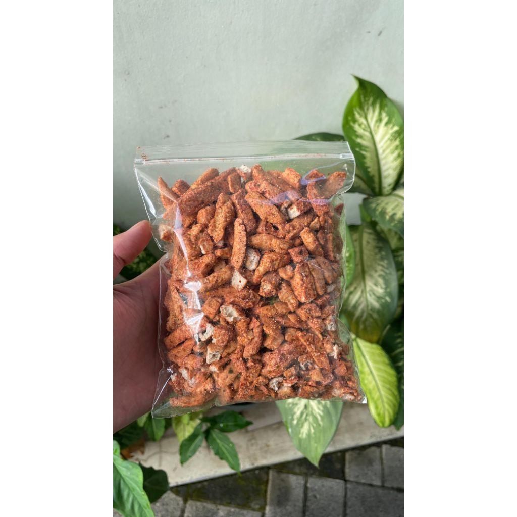 

Basreng pedas daun jeruk gurih nikmat | Ukuran 250 gram