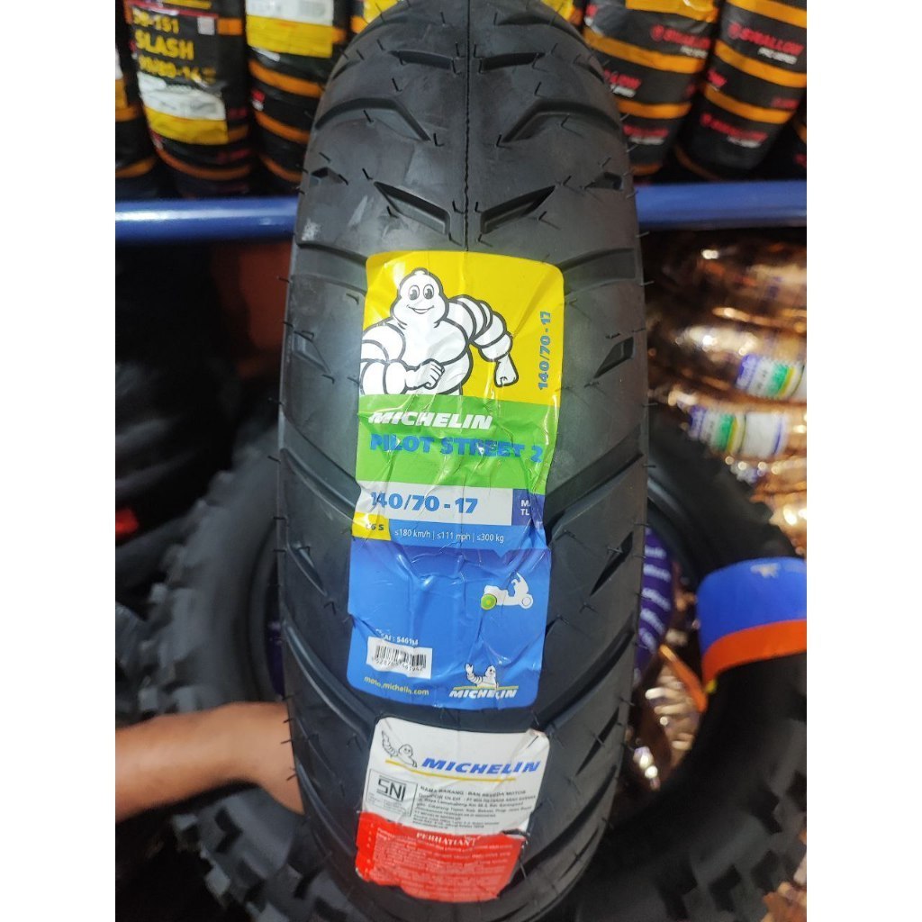 BAN MICHELIN 140/70-17 PILOT STREET 2 / SATUAN, Ban Motor CB 150RR, CBR, XSR 155, MT 25, CBR 250, GS