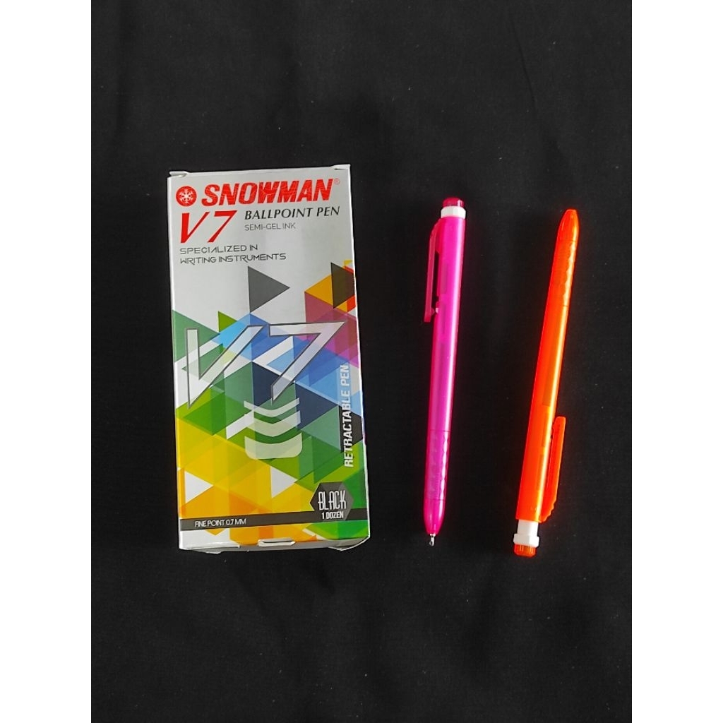 

Snowman Pulpen V7 Hitam(Perlusin)