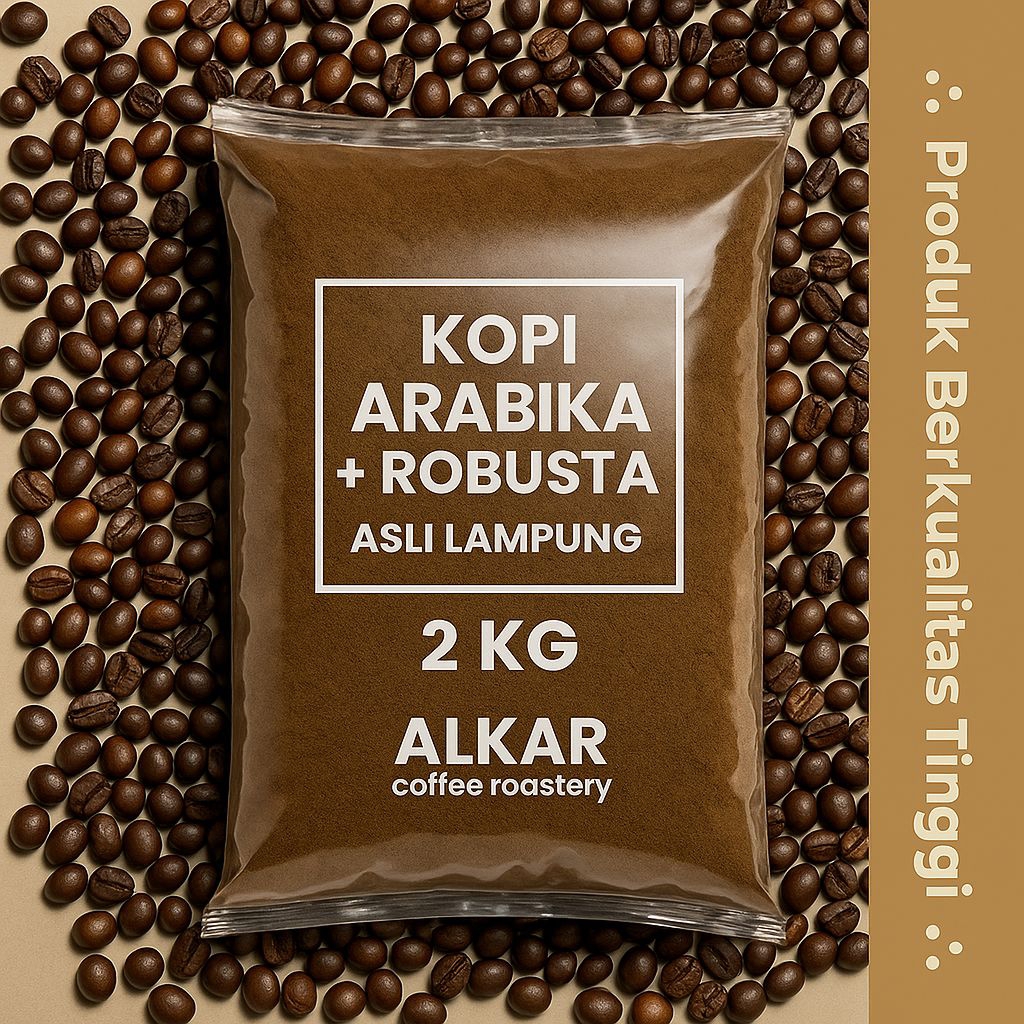 

kopi bubuk asli arabica robusta 2 kg