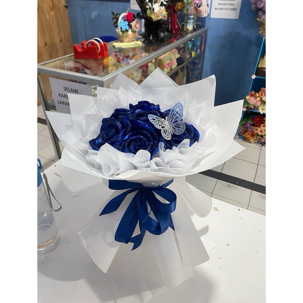 

round pita satin sama 7 tangkainya