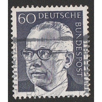 

A 10630 SATU BUAH PRANGKO JERMAN NOMINAL 60 PFENNIG TEMA PRESIDEN HEINEMANN DENGAN KONDISI SUDAH ADA CAP