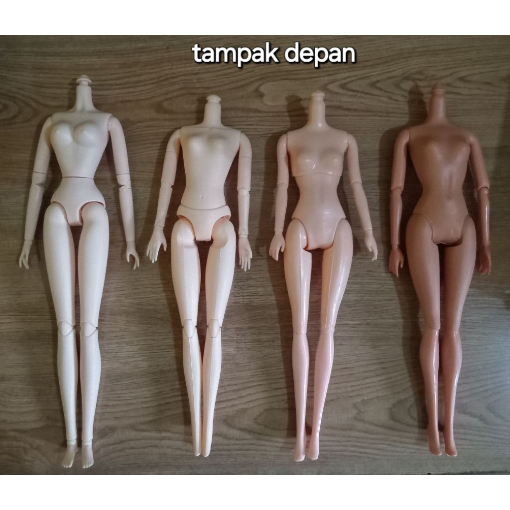 BODY BARBIE PIVOTAL TEKUK SENDI BJD 1/6 KUALITAS ORIGINAL IMPORT
