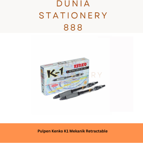 

Pulpen Mekanik / Gel Pen / Pena Kenko K1 / 0.5 mm / 1 BOX 12 PCS