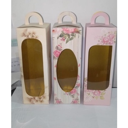 

Paper box botol / box motif 7x7x21 harga murah