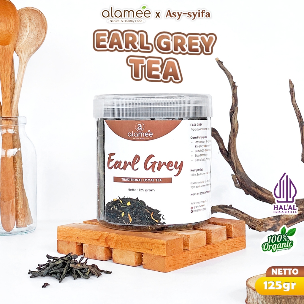 

Teh Grey Tea Teh Alami Kemasan Toples 125 Gr Herbal Tradisional Indonesia
